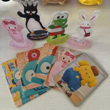 산타 캐릭터 아크릴 스탠드, 카드 세트