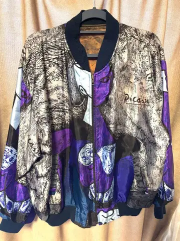 피카소 아트 실크 자켓