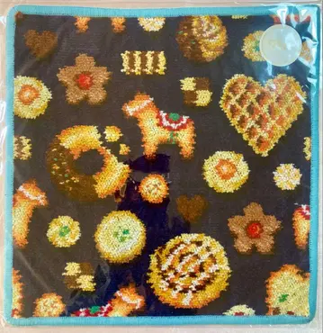 [ 새상품 미개봉 ] 페이퍼 손수건 피카타임 WEB 네이비 x 터콰이즈