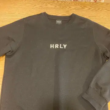 Hurley HRLY 로고 블랙 맨투맨 M