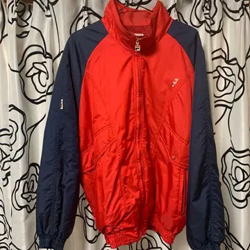 FILA 나일론 자켓 레드/네이비 USA 37