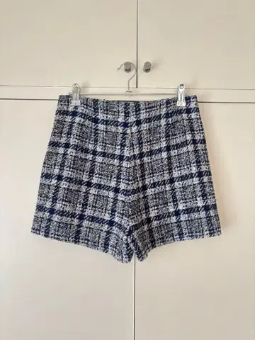 ZARA 숏팬츠 트위드 큐롯 체크