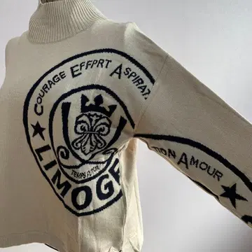 [ 새상품 ] YAMADAYA SCOTCLUB 포인트 컬러 배색 니트