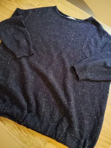 비어즐리 밑단 밴딩 니트 튜닉