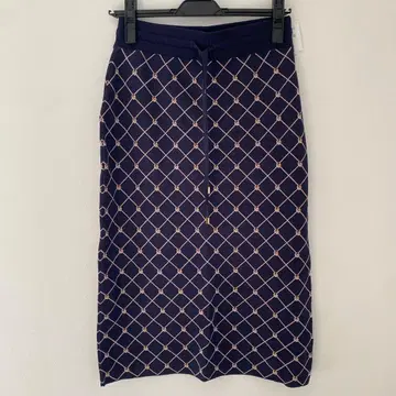 [ 새상품 ] YAMADAYA FENNEL 기하학 패턴 타이트 스커트