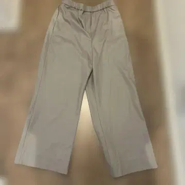 Theory 베이지 와이드 팬츠