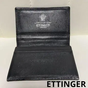 ETTINGER 에팅거 명함지갑 카드 케이스 블랙