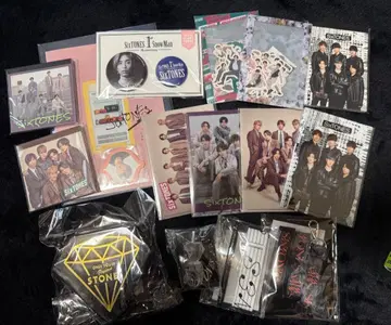 SixTONES 굿즈세트 포토 카드 클리어 파일 등