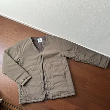 nano 카키 베이지 패딩 자켓