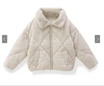 2way 퍼 칼라 퀼팅 다운 자켓 (fo1592)