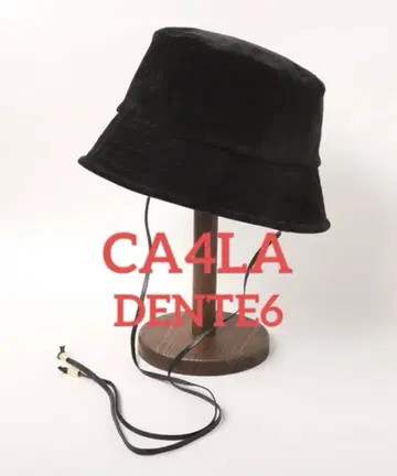 카시라 끈 포함 버킷햇 DENTE6 블랙