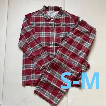 MUJI 플란넬 긴팔 파자마