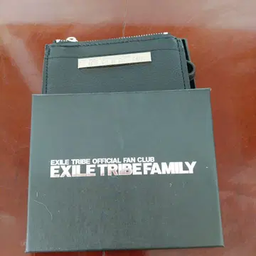 EXILE TRIBE 블랙 파우치 ID 카드 포켓 부착