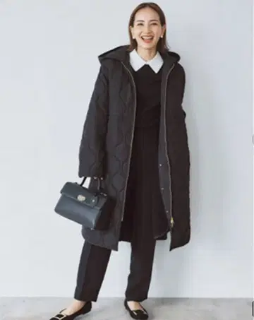 엠마 테일러 블랙 3way 다운 36