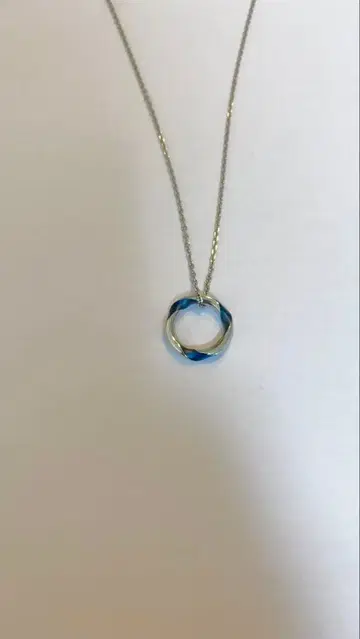 Bloom 라운드 페어 목걸이 (남성용) 상자 없음