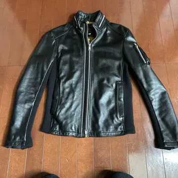 PUREGOLD 싱글 라이더 자켓 블랙