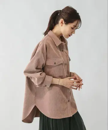 [ 새상품 ] GLOBAL WORK 이지케어 코듀로이 셔츠 M 사이즈