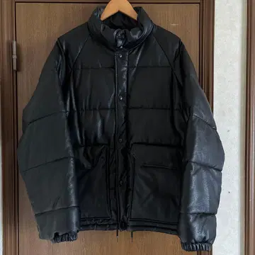 Freak's store 인조 가죽 패딩 자켓/충전솜/블루종