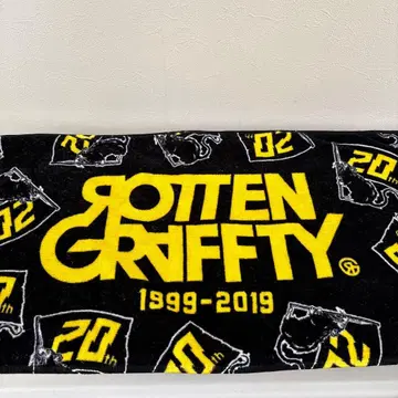 ROTTEN GRIFFTY 20주년 기념 타월 블랙