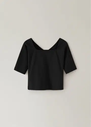 [ OHOTORO ] 2 Way U Neck Top