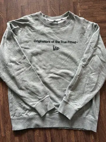 뉴에라 맨투맨 트레이닝복 M 그레이