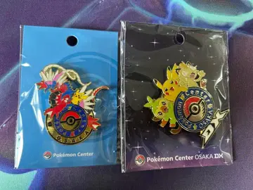 미개봉 새상품 포켓몬 센터 오사카 DX 한정판 로고 핀즈 피카츄 코라이돈