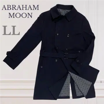 아브라함 문 울 50% 트렌치코트 블랙 LL 빅 사이즈