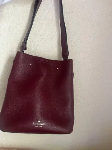kate spade 버건디 토트백