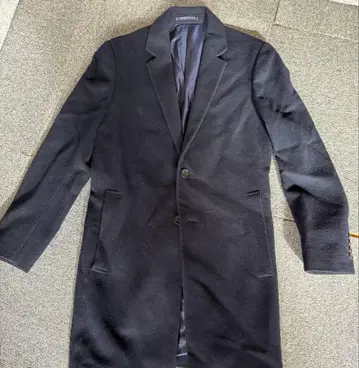 캘빈클라인 하이브리드 캐시울 체스터 코트 네이비 사이즈 S