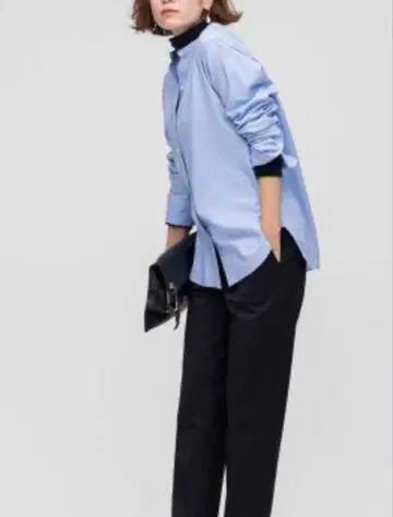 빅 사이즈! 23구 CANCLINI 밴드 카라 셔츠