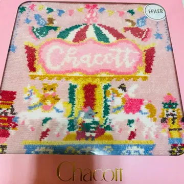 [ 미사용 새상품 ] 페이러 x 차코트 손수건 홀리데이 시즌 로열 핑크