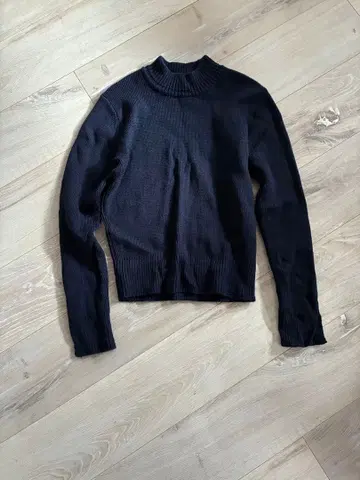 IENA 네이비 울 스웨터 새상품급