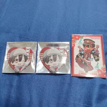 지박소년 하나코 군 애니메이트 카페 하트 캔뱃지 뮤지엄 특전