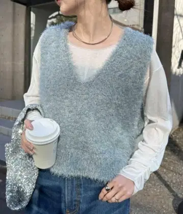 [ 시즌리스 활약 ] 믹스 페더얀 크롭 베스트 ( WEB 한정판 )