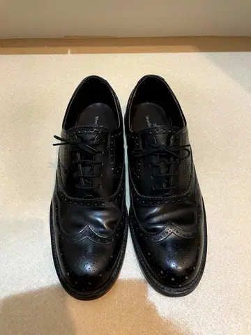 REGAL Worth Collection 블랙 가죽 신발 미사용 새상품