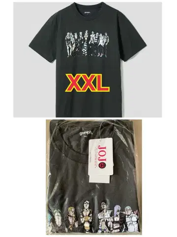 graniph 그라니프 죠죠의 기묘한 모험 암살자 팀 T셔츠 XXL