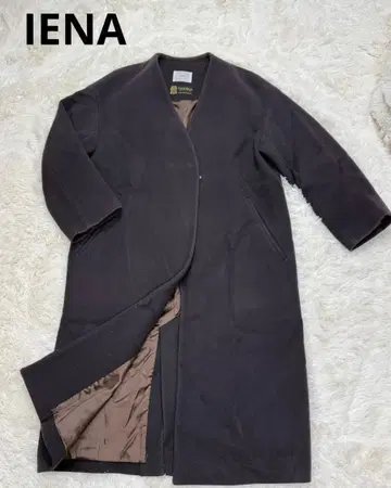 IENA 이에나 MANTECO 노카라 롱 코트 모카