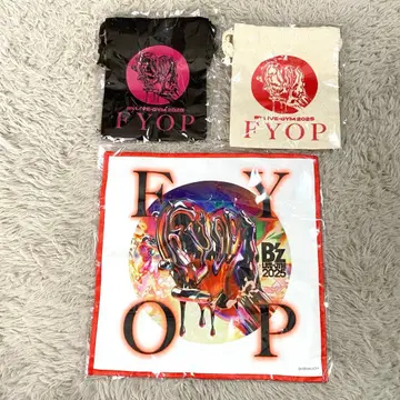 미개봉 B'z FYOP 가챠가챠 미니 복조리 파이버 타월 세트