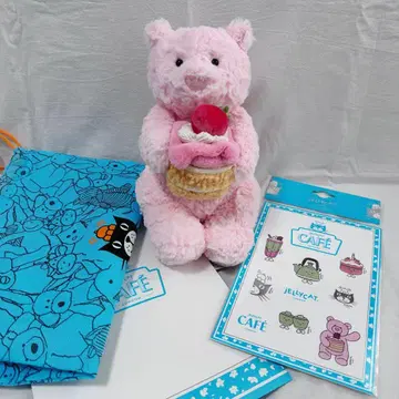 JELLYCAT 제리캣 상하이 이벤트 한정판 딸기 베어