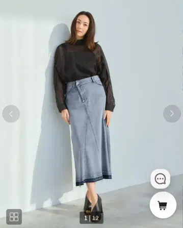 DoClasse 에어 스트레치 데님 스트레이트 스커트 11호