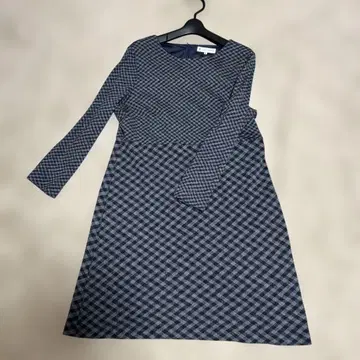 KUMIKYOKU 네이비 체크 무늬 원피스 사이즈 6