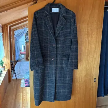 FRAMeWORK 체크 롱 코트 38 프레임워크