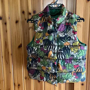 JocomomoIa 그린 다운 베스트 퀼팅 디자인