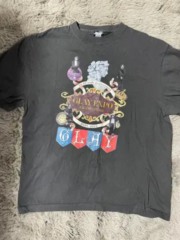 GLAY EXPO 티셔츠 XL 사이즈 그레이