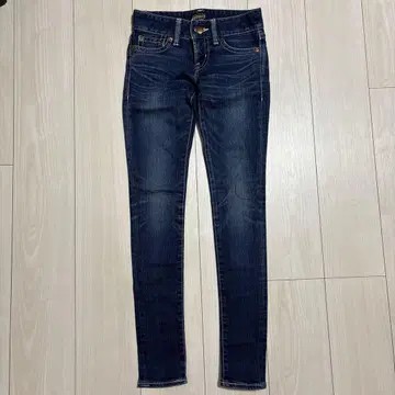 MOUSSY 스키니 데님 다크 블루