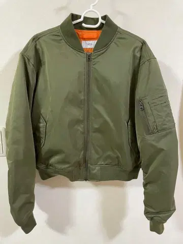 AZUL 올리브 그린 MA-1 자켓 여성용 M