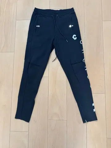 CRONOS 블랙 조거 팬츠