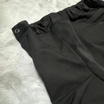 TR 3D 턱 팬츠 블랙 M