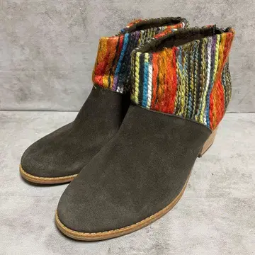 [톰스] (24) 부티 앵클부츠 스웨이드 백지퍼