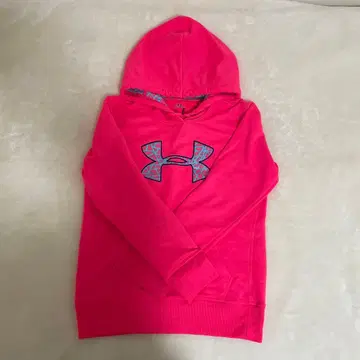언더아머 핑크 후드티 SM